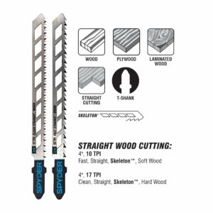 J K PRODUCTS 300012 10 TPI, T-Shank Spyder Jig Saw Blade Set (2 Piece) - Image 3