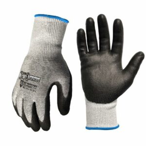 Grease Monkey XL Sandy Nitrile Cut Resistant Black/Gray Dipped Gloves 25563-26 - Image 4